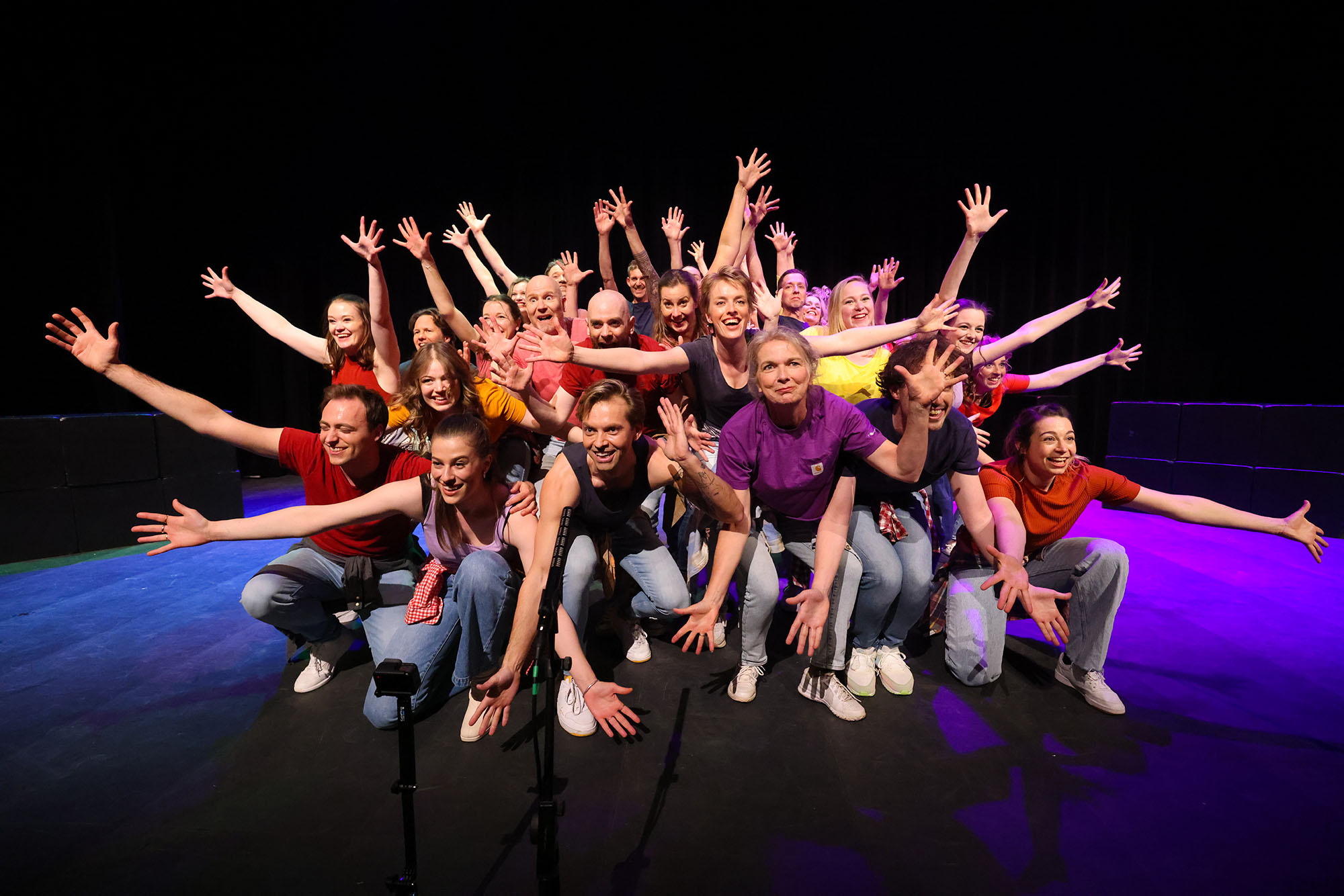 Eindpose Footloose Hele groep