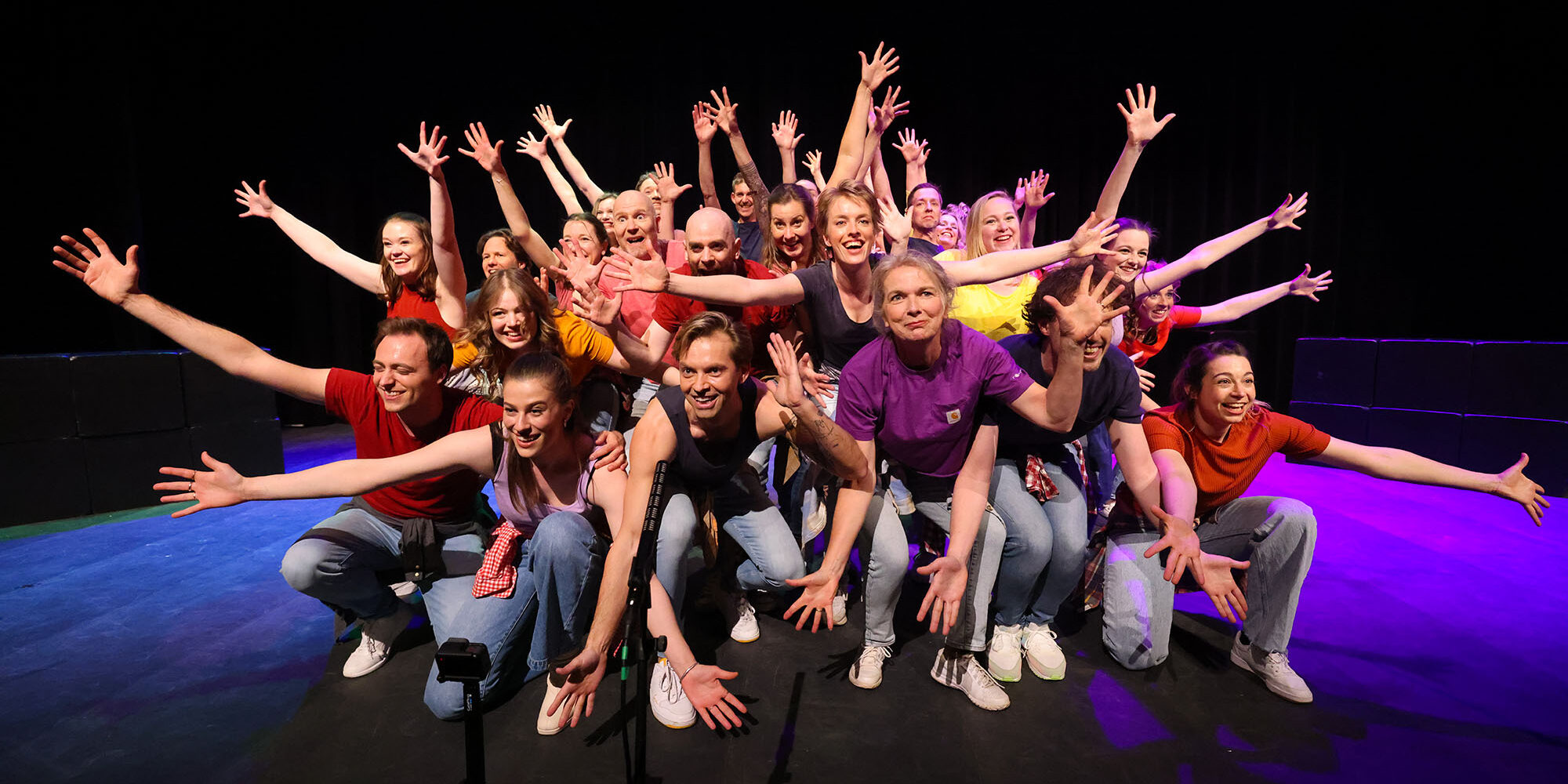 Eindpose Footloose Hele groep