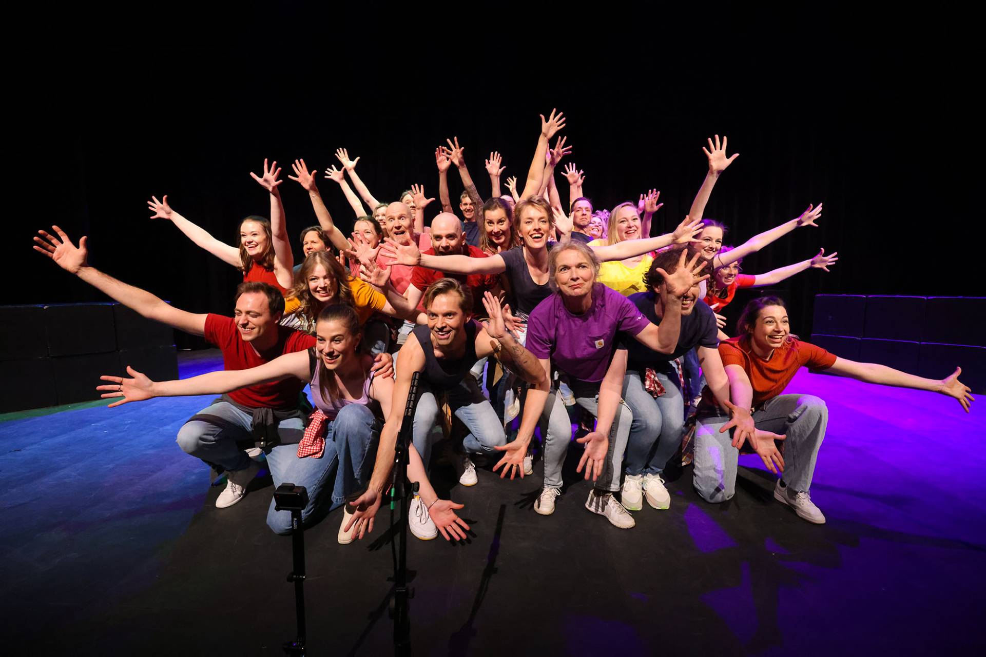 Eindpose Footloose Hele groep